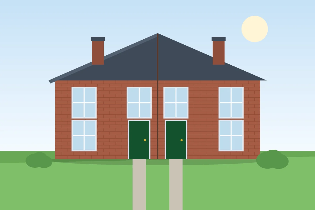 Semi-detached house concept